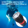 LED Diving Flashlight Professional 5000LM IPX8 Waterproof Portable 328.1ft Underwater