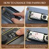 Book Safe with Combination Lock, 7.1 x 4.6 x 2.2in