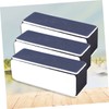 Baluue 3pcs Way Nail Shiner Sponge Versatile Sanding Blocks for