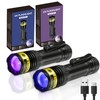 DARKDAWN UV Flashlight 365&395nm Black Light Mini USB Rechargeable Ultraviolet
