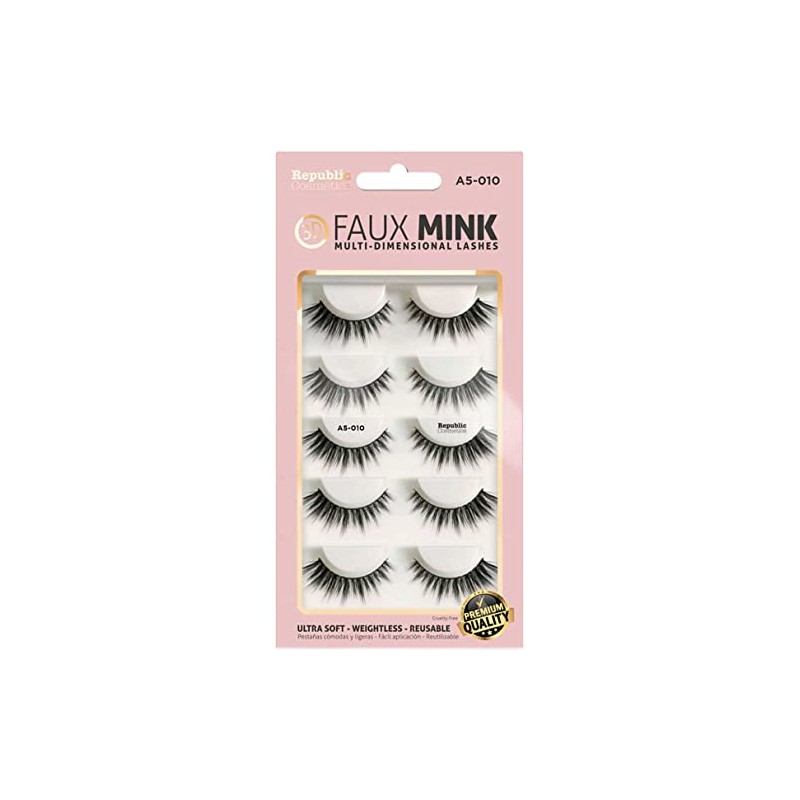 Republic Cosmetics - 3D FAUX MINK Un paquete con 5