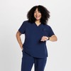 DOLAN Mayfair V-Neck Core Scrub Top, Womens Medical Scrub Top,
