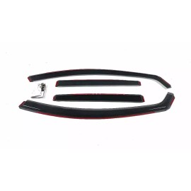 In-Channel Window Visor Fits Subaru Legacy 2020-2025 Rain Guard Shade Deflectors