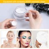 GOLRISEN Cosmetic Container,12pcs Plastic Travel Jars,with Black Screw Lids 15ml