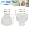 PATIKIL 4" to 2" Duct Reducer, PVC Pipe Increaser Adapter
