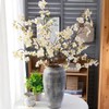 4pcs Artificial Cherry Blossom Flower Branches Long Stems for Home