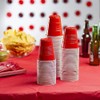 Efforias 50 X 16oz Red Party Cups for Christmas, Garden