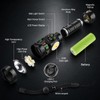 Rechargeable Flashlights High Lumens 5000 Long Distance, Super Bright LED