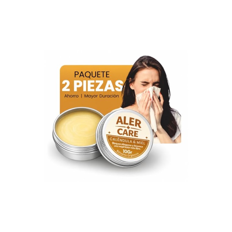 AlerCare Caléndula Y Miel Bálsamo Nasal 10g Pack 2