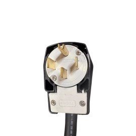 ACDCWIREANDSUPPLY 50 Amp 10-100ft RV/Generator Power Cord N14-50P to Bare Wire Extension Cord - 25 FT