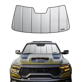 Pigenius Windshield Shade for 2009-2018 Dodge Ram 1500, 2019-2024 Ram 1500 Classic Window Sunshade - Safeguard