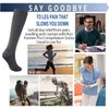 3 Travel Socks Support Stockings Compression Stockings Knee Socks Women