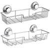 iPEGTOP Strong Suction Cup Shower Caddy Bath Shelf Storage with