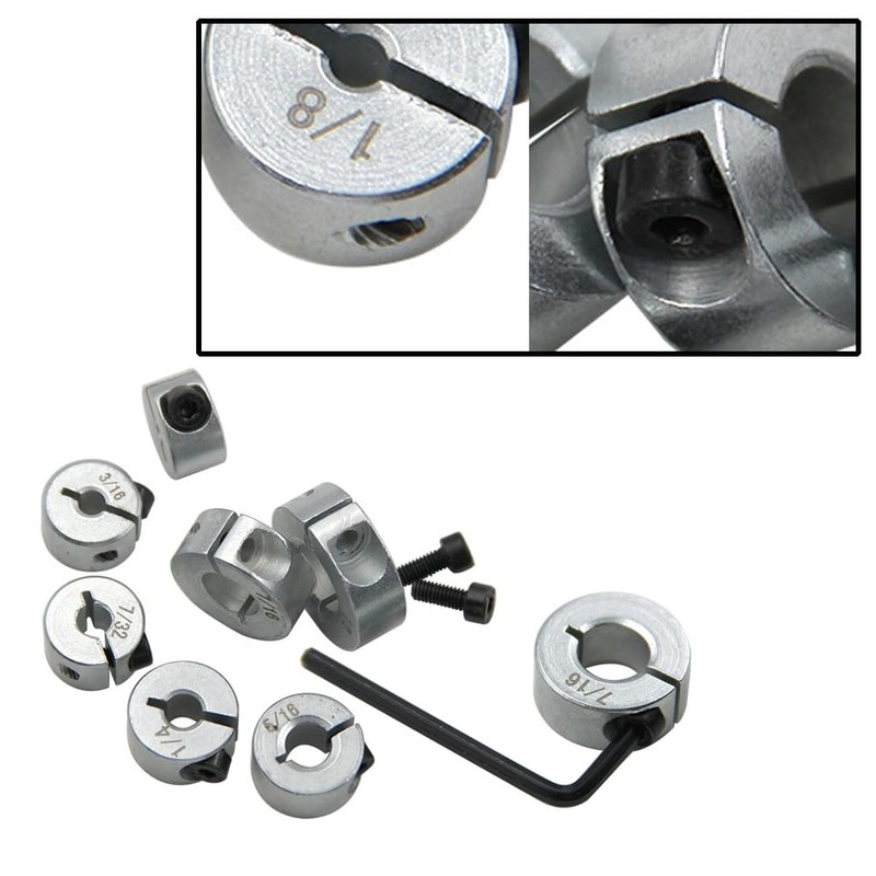 Zasvec Depth Limiter Adjusting Ring 16 Pieces Drill Depth Stop