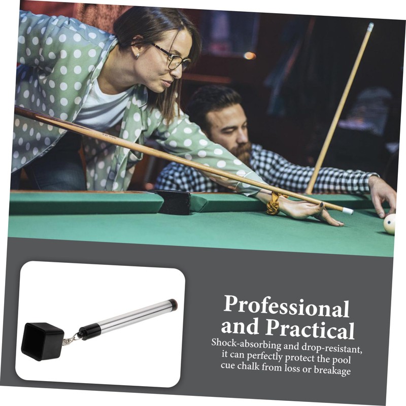 KICHOUSE Pool Chalk Holder Tool Snooker Cue Chalk Holder for