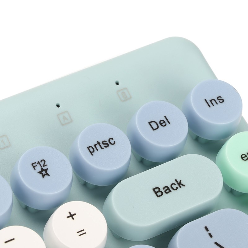 Wireless Keyboard Mouse Combo 2.4GHz Wireless Mouse 86 Keys Colorful