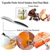 Potato Peelers Vegetable Peeler - Premium Stainless Steel Y-Shaped Rotatable