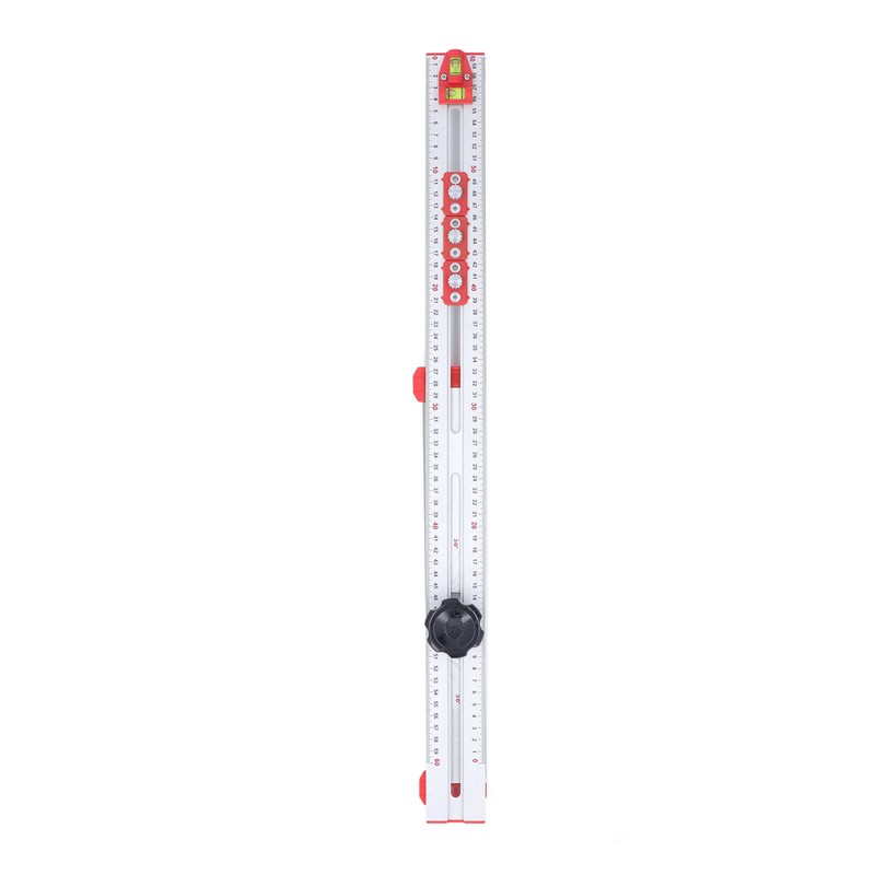 Woodworking Ruler Scribing Tool 2 In 1 Multifunctional Aluminum Alloy