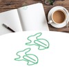 100 Pcs Rabbit Shaped Paper Clip Creative Cute Cartoon Animal