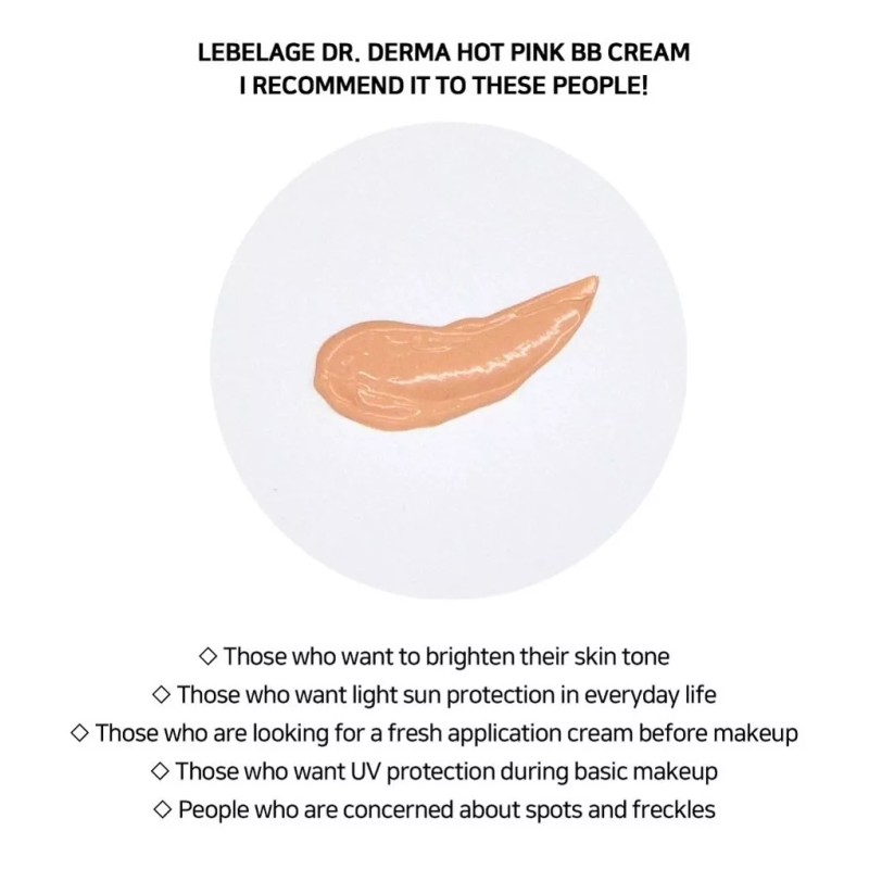 Bidameun Base De Maquillaje Coreana/ Bb Cream/ Dr Derma Rosa_