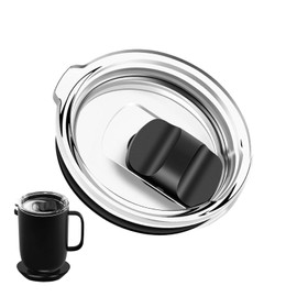 UWSTE Magnetic Slider Replacement Lid for Ember Mug 14 oz, Splash-Proof, BPA Free