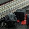 World of Dice - Obsidian Stone Cube - 7-Piece Pen