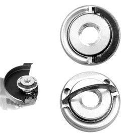 LIAMGUS 2 Pcs M14 Quick Release Self Locking Flange Nut, M14 Quick Change Heavy Duty Stainless Steel Angle Grinder Locking Retaining Flange Nut, for Angle Grinder Fitting Part