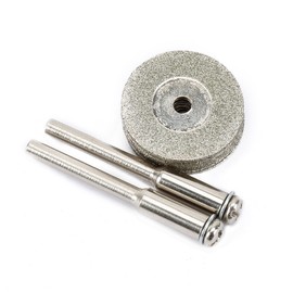 10pcs Diamond Cutting Discs for Dremel Rotary Diamond Cutting Wheel Tool Rotary Tool Accessory with 2 Arbor Shafts 20MM
