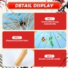 Dunzy 4 Pcs Chinese Handmade Umbrella Oiled Paper Classical Plum