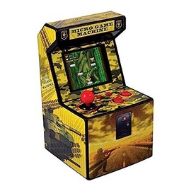 ITAL Mini Arcade-Maschine/Retro Design Tragbare Mini-Konsole mit 250 Spielen / 16 Bit/Maschine Perfekt als Geek-Geschenk für Kinder und Erwachsene (Gelb)