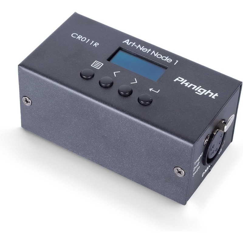 Pknight ArtNet DMX Ethernet Lighting Controller Interface, 5-Pin XLR, 1-Universe
