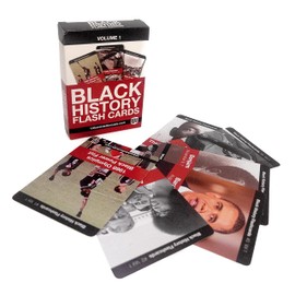 Urban Intellectuals Black History Flashcards - Volume 1 Famous Black Cultural Holiday Trivia Playing Cards Educational Activity for Adults Classroom