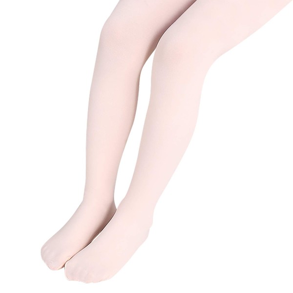 KUUQA Ballet Tights for Kids, Ballet Supplies, Footer Type, Smooth, 80D, Gusset, 5 Sizes for Kids to Adults