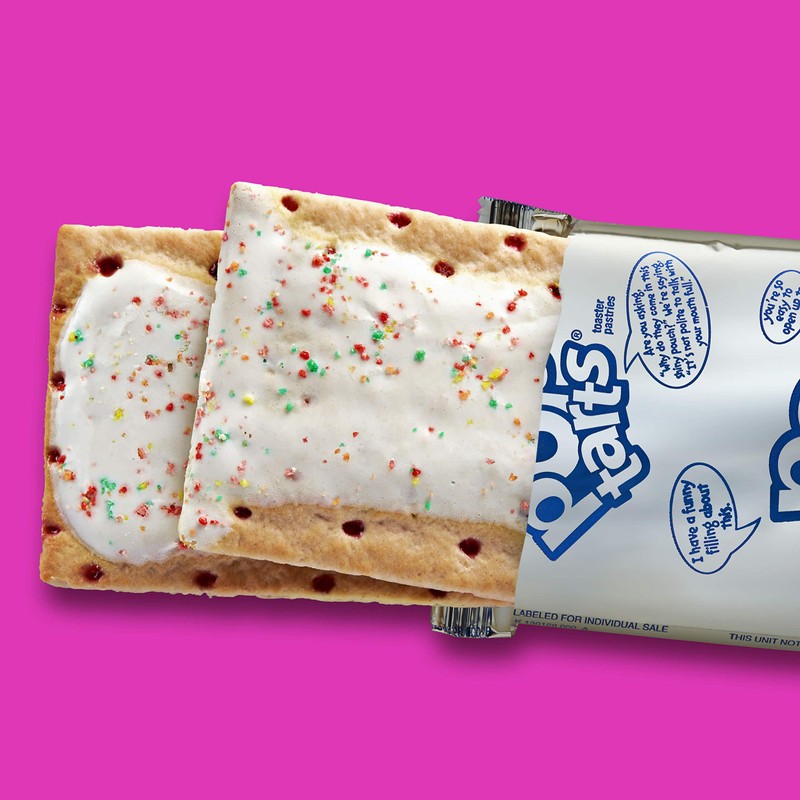 Pop-Tarts Breakfast Toaster Pastries, Frosted Strawberry Flavored, Value Pack, 29.3