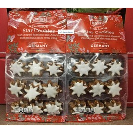 Bentons Cinnamon Star Cookies 6.17oz 175g (2 Bags)