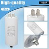 CBB60 Run Capacitor 40uF 450V AC 50/60Hz Double Insert Cylinder