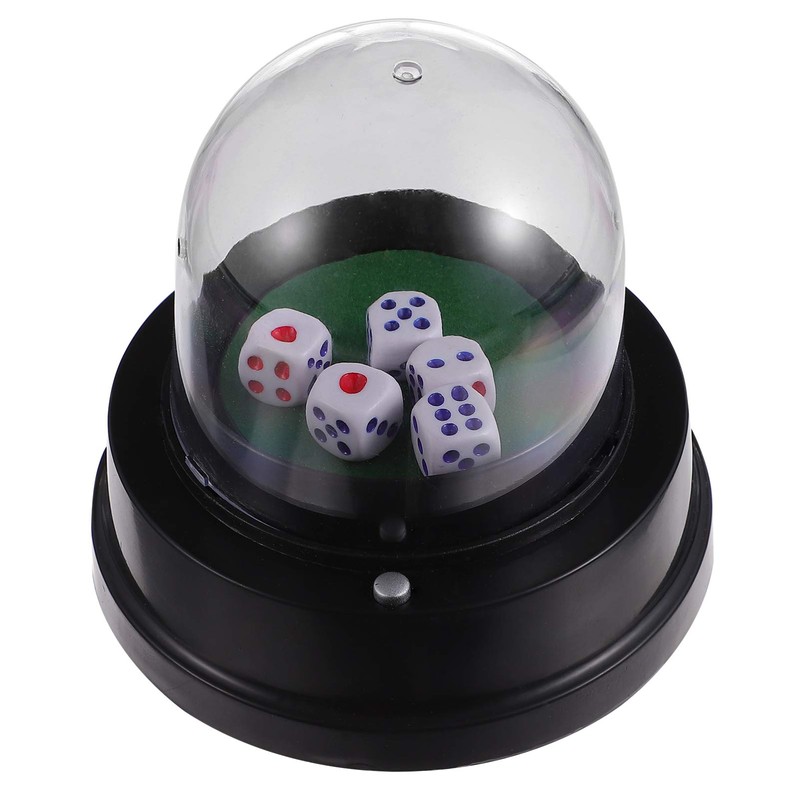 Toddmomy Dice Box Dice Games Automatic Dice Cup Electric Dice