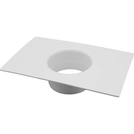 Vent Systems 6'' Inch Pack of 2 Air Vent Duct Connector Flange - Straight Ventilation Pipe Plastic Ducting Connector Plate for Cooling Heating Ventilation System HVAC 6" inch