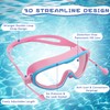 LYBHDAFA 2 Pack Swim Goggles for Kids 3-15 Years Old,