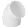 Ø 125mm / 5 inch Plastic 45 Degree Bend -