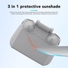 2 in 1 Controller Protector Cover Sun Hood with Lanyard