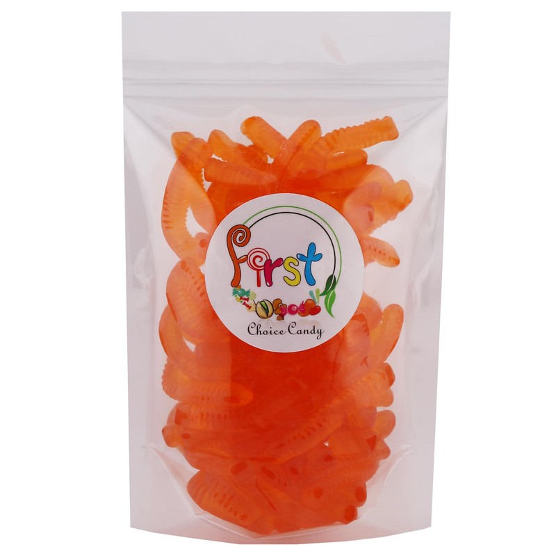 FirstChoiceCandy Sweet & Sour Gummy Worms, Multi Flavors and Solid