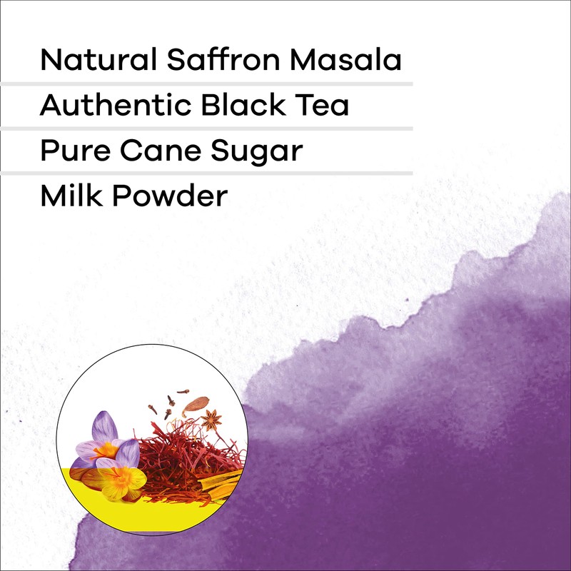 Quik Tea QuikTea Saffron Masala Chai Tea Latte - 10