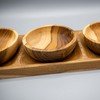 Mienloco Wooden Bowls with Serving Plate