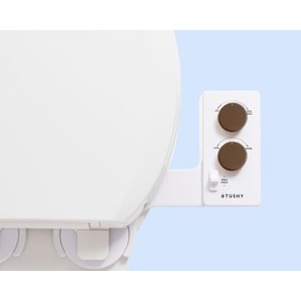 TUSHY Self-Cleaning Cool to Warm Water Bidet Attachment. Easy Universal DIY Install, No Plumber Required (Sink Connection Needed for Water Temperature Control), Bronze Knob