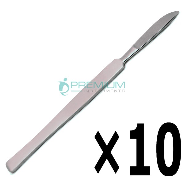 10 Pcs Superior Instruments Scalpel Handle Blade 16cm End 4cm