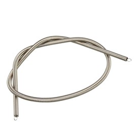 uxcell Extended Tension Spring Wire Diameter 0.02" , OD 0.12" , Free Length 11.81" Stainless Steel Small Dual Hook Tension Spring for Machinery Construction Industrial