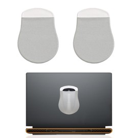2 Pack Gray Mouse Holder for Laptop Stick On, Mouse Travel Case, Stick-On Mouse Pouch for Computer Laptop Office (Gray)