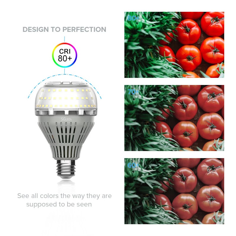 Sansi 2 Pack 22W=200W LED Light Bulb 4000lm 5000K Clear