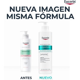 EUCERIN DermoPure Gel de Limpieza Concentrado 400ml Gel Facial con Ácido Salicílico para Rostro y Cuerpo, Anti-Manchas, Anti-Imperfecciones, Anti-Brillo. Ideal para piel grasa y/o con imperfecciones